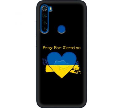 Чохол для Xiaomi Redmi Note 8T MixCase патріотичні pray for Ukraine