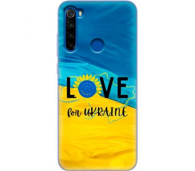 Чохол для Xiaomi Redmi Note 8T MixCase патріотичні love Ukraine