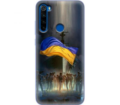 Чохол для Xiaomi Redmi Note 8T MixCase патріотичні палити ворога