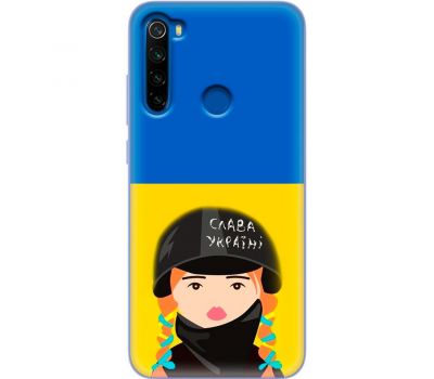 Чохол для Xiaomi Redmi Note 8T MixCase патріотичні Слава Україні