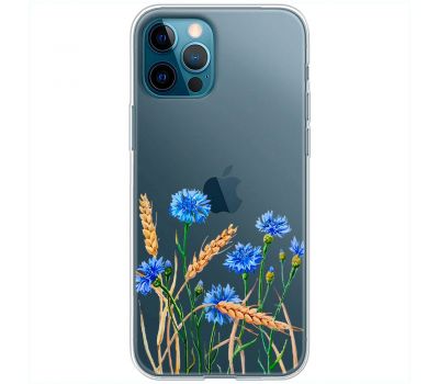 Чохол для iPhone 14 Pro Max Mixcase квіти волошки в пшениці