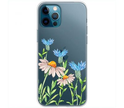 Чохол для iPhone 14 Pro Mixcase квіти волошки та ромашки