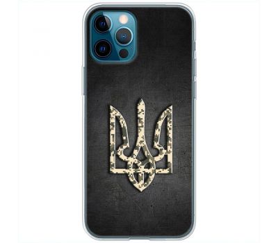 Чохол для iPhone 14 Pro MixCase патріотичні герб піксель