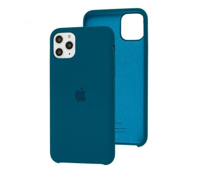 Чохол silicone для iPhone 11 Pro Max case синій космос