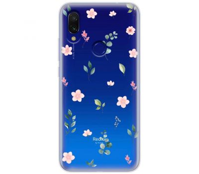 Чохол для Xiaomi Redmi 7 Mixcase квіти візерунок квіти гілки евкаліпт