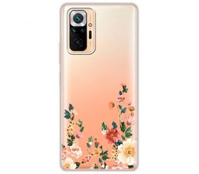 Чохол для Xiaomi Redmi Note 10 Pro Mixcase квіти квіточки