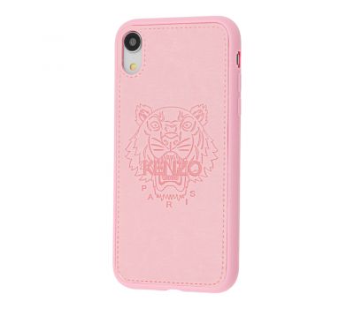 Чохол для iPhone Xr Kenzo leather рожевий