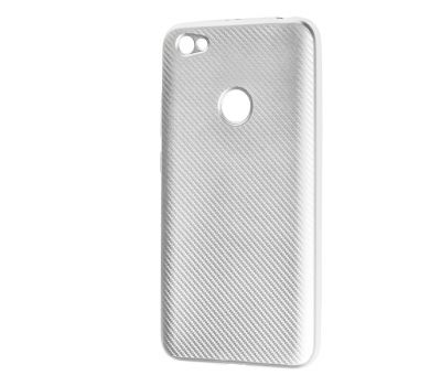 Чохол для Xiaomi  Redmi Note 5a Prime Carbon Protection Case сріблястий