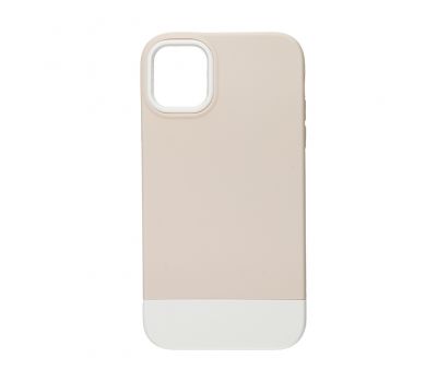 Чохол для iPhone 11 Bichromatic grey-beige / white