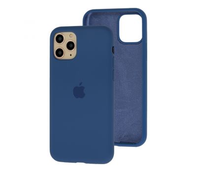 Чохол для iPhone 11 Pro Max Silicone Full "Аляскинський синій"
