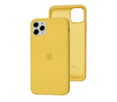 Чохол для iPhone 11 Pro Max Silicone Full жовтий
