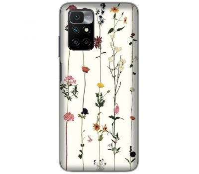 Чохол для Xiaomi Redmi 10 MixCase рослини гірлянда квітів