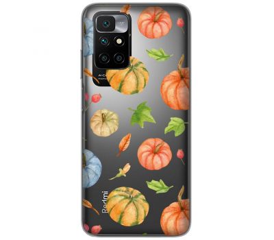 Чохол для Xiaomi Redmi 10 MixCase осінь гарбуза