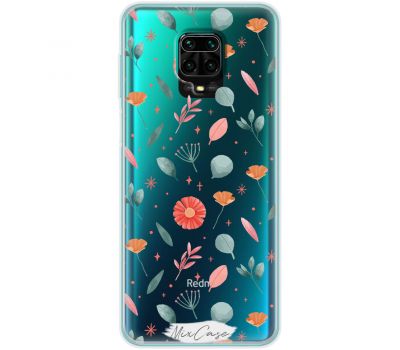 Чохол для Xiaomi Redmi Note 9S/9 Pro Mixcase весняні квіти 9