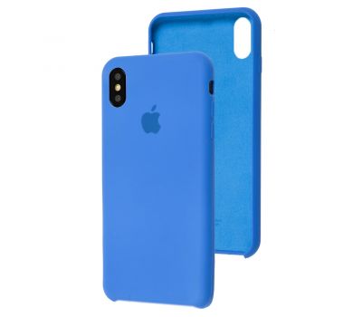 Чохол silicone для iPhone Xs Max case синій