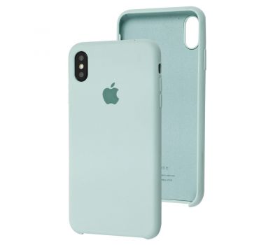 Чохол silicone для iPhone Xs Max case turquoise