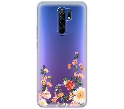 Чохол для Xiaomi Redmi 9 Mixcase квіти квіточки