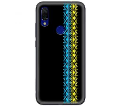 Чохол для Xiaomi Redmi 7 MixCase патріотичні синє-жовтий колір вишиванки