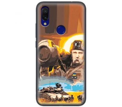 Чохол для Xiaomi Redmi 7 MixCase патріотичні Шевченко з Javelin