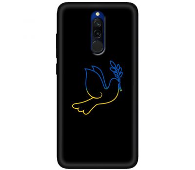 Чохол для Xiaomi Redmi 8 MixCase патріотичні блакитно-жовтий голуб