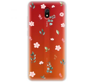 Чохол для Xiaomi Redmi 8A Mixcase квіти патерн квіти гілки евкаліпт