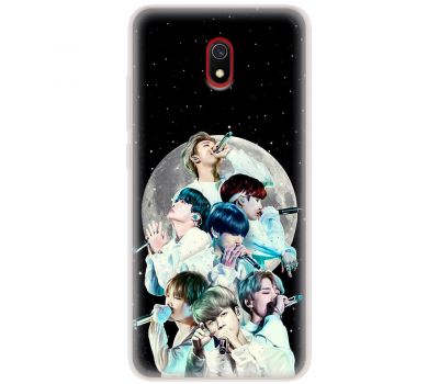 Чохол для Xiaomi Redmi 8A MixCase BTS на місяць