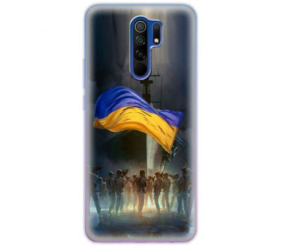 Чохол для Xiaomi Redmi 9 MixCase патріотичні палити ворога