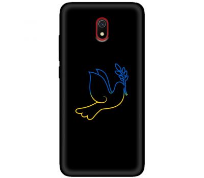 Чохол для Xiaomi Redmi 8A MixCase патріотичні блакитно-жовтий голуб