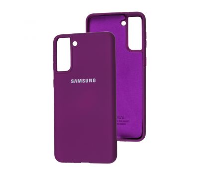Чохол для Samsung Galaxy S21+ (G996) Silicone Full фіолетовий / grape