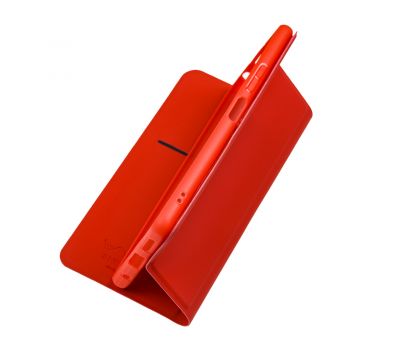 Чохол книжка Xiaomi Poco M3 / Redmi 9T Wave Shell червоний 2946750