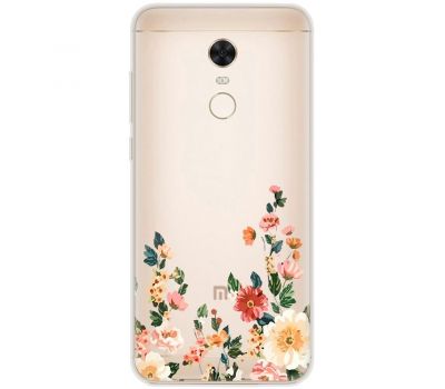 Чохол для Xiaomi Redmi 5 Plus Mixcase квіти квіточки