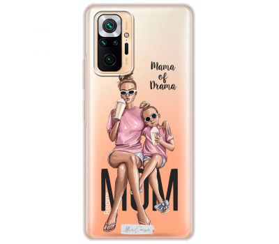 Чохол для Xiaomi Redmi Note 10 Pro MixCase дівчина mama of drama