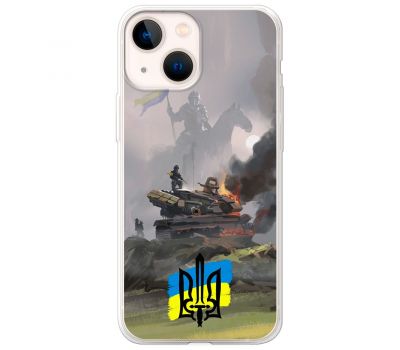 Чохол для iPhone 13 MixCase патріотичні танки у вогні