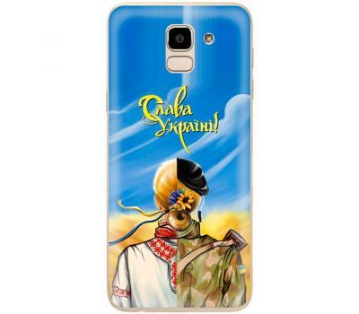 Чохол для Samsung Galaxy J6 2018 (J600) MixCase патріотичні Слава Україні