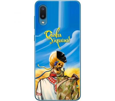 Чохол для Samsung Galaxy A02 (A022) MixCase патріотичні Слава Україні