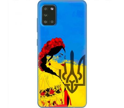 Чохол для Samsung Galaxy A31 (A315) MixCase патріотичні українка у вишиванці