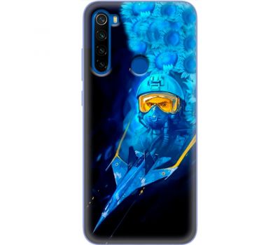 Чохол для Xiaomi Redmi Note 8T MixCase патріотичні ас і соняшники