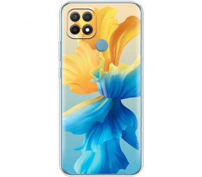 Чохол для Oppo A15/A15s MixCase патріотичні квітка України