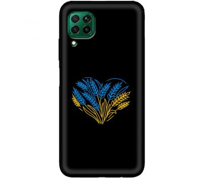 Чохол для Huawei P40 Lite MixCase патріотичні синьо-жовта пшениця