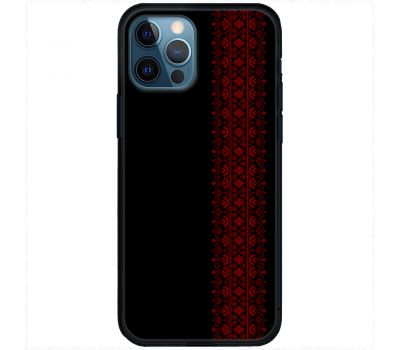 Чохол для iPhone 13 Pro MixCase патріотичні червоний колір вишиванки