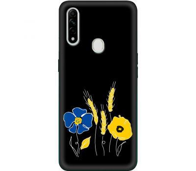 Чохол для Oppo A31 MixCase патріотичні квіти україни