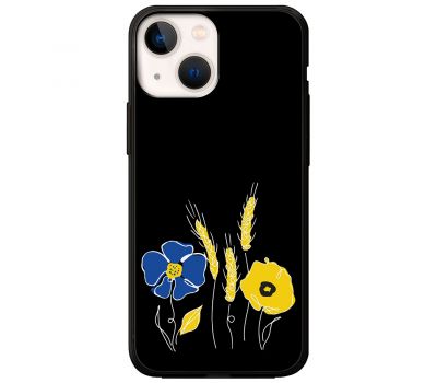 Чохол для iPhone 14 MixCase патріотичні квіти україни