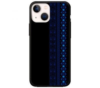Чохол для iPhone 14 MixCase патріотичні синій колір вишиванки