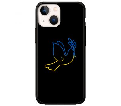Чохол для iPhone 14 MixCase патріотичні блакитно-жовтий голуб