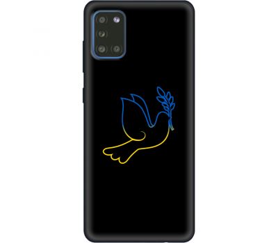Чохол для Samsung Galaxy A31 (A315) MixCase патріотичні синє-жовтий голуб