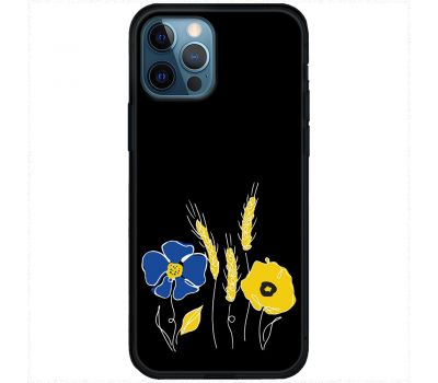 Чохол для iPhone 14 Pro MixCase патріотичні квіти україни