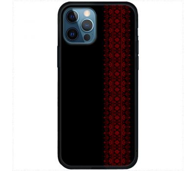 Чохол для iPhone 14 Pro MixCase патріотичні червоний колір вишиванки