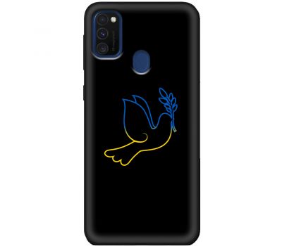 Чохол для Samsung Galaxy M21 / M30s MixCase патріотичні синє-жовтий голуб