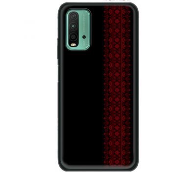 Чохол для Xiaomi Redmi 9T MixCase патріотичні червоний колір вишиванки