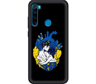 Чохол для Xiaomi Redmi Note 8 MixCase патріотичні українці в серці